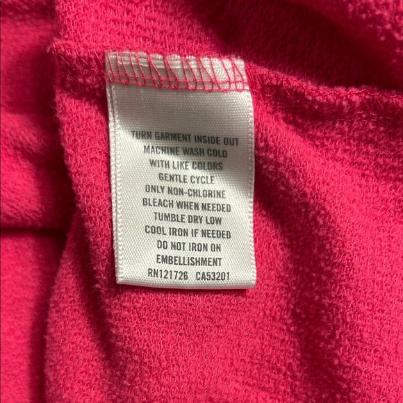Aero Pink Cropped Hoodie XL - Picture 6 of 7